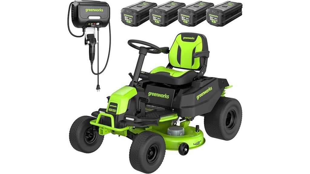 greenworks 80v tractor bundle