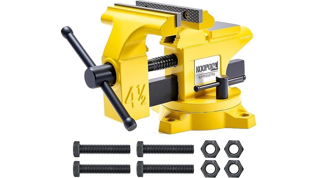 heavy duty cast iron vise