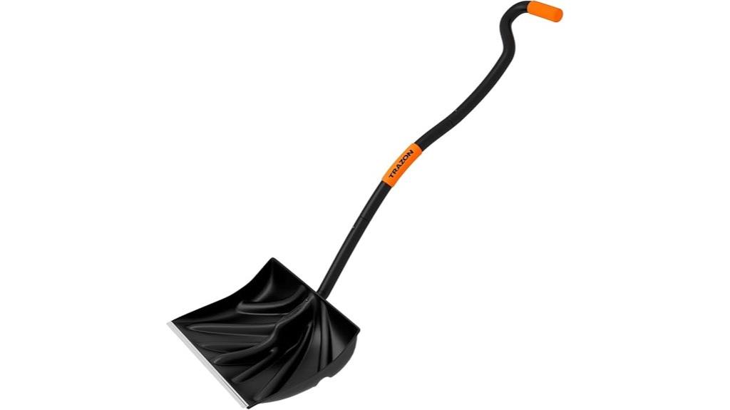 heavy duty ergonomic snow shovel