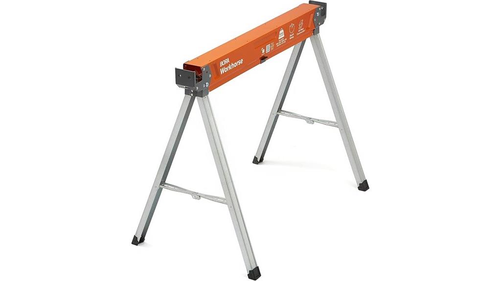 heavy duty folding sawhorse