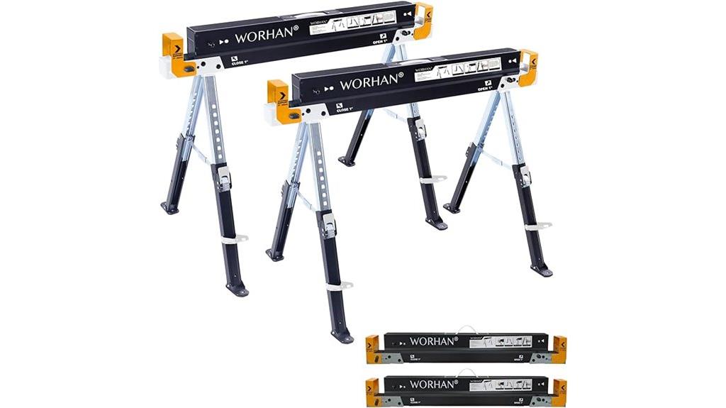 heavy duty folding workbench