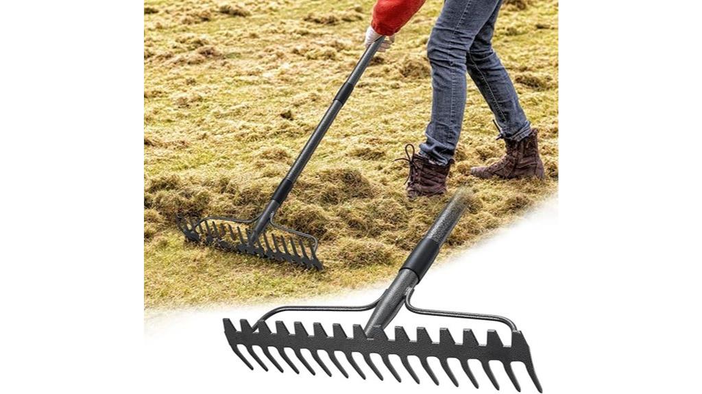 heavy duty garden rake