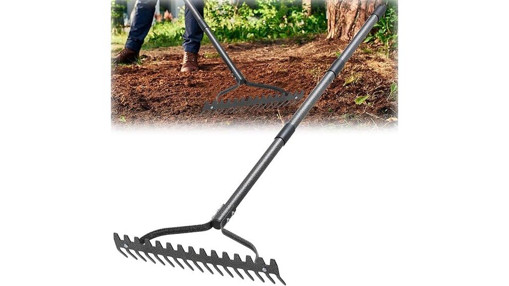 heavy duty garden rake
