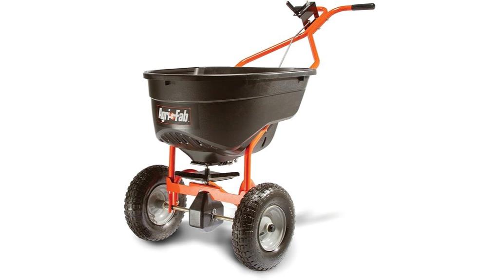 heavy duty lawn spreader