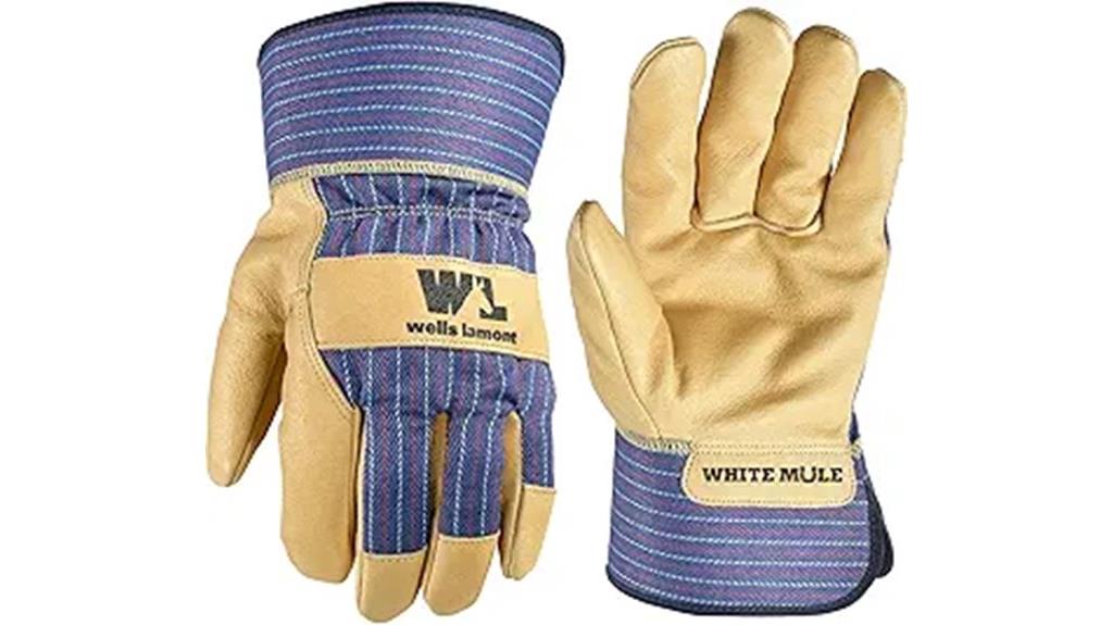 heavy duty leather work gloves