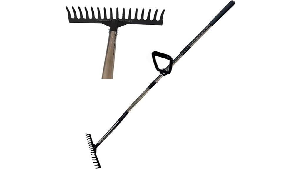 heavy duty metal rake