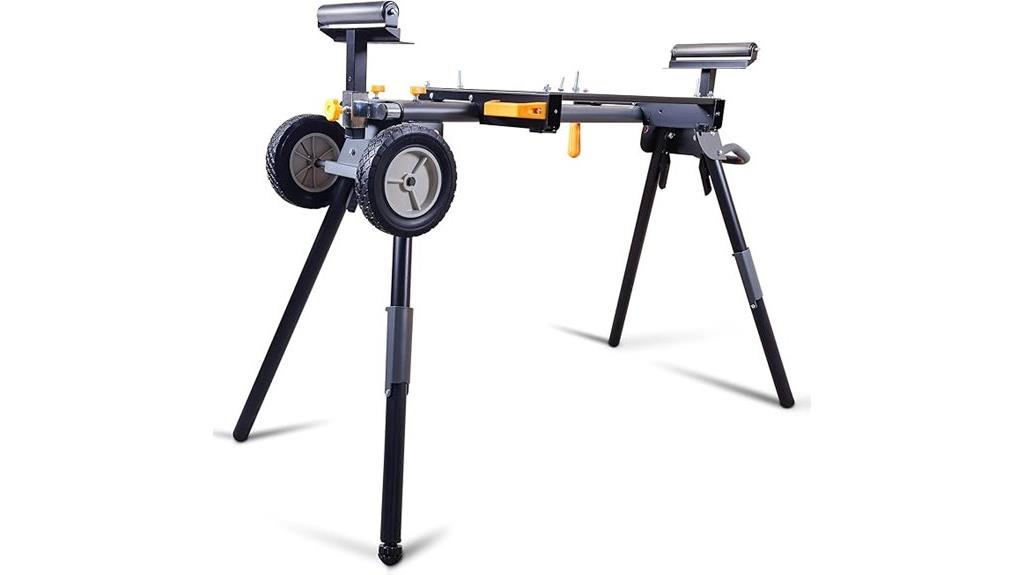 heavy duty rolling saw stand