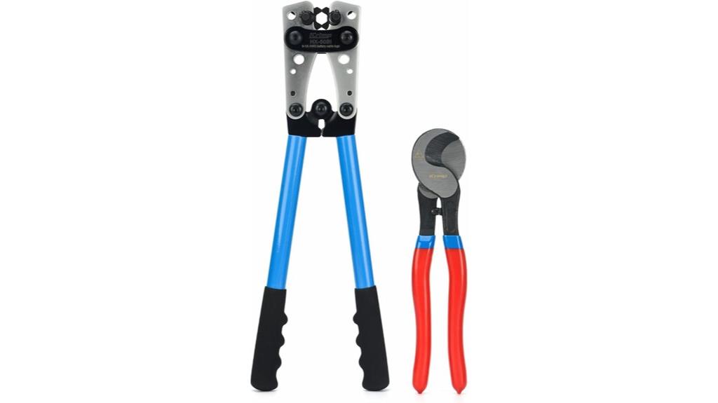 heavy duty wire lug crimper