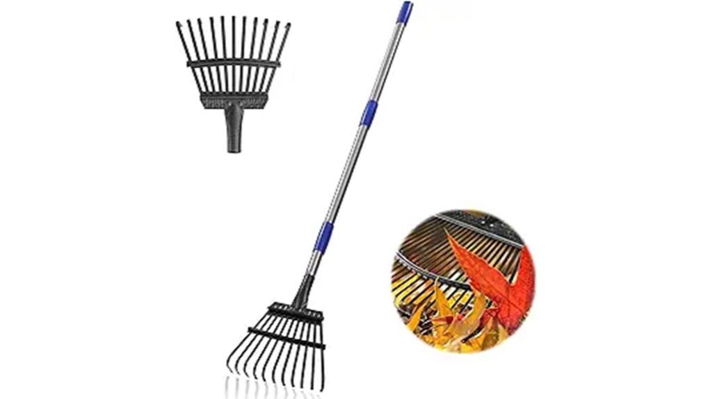 heavy duty yard leaf rake