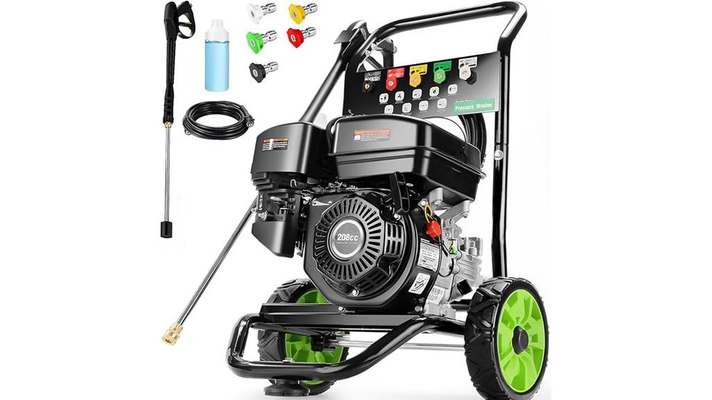 high pressure gas washer