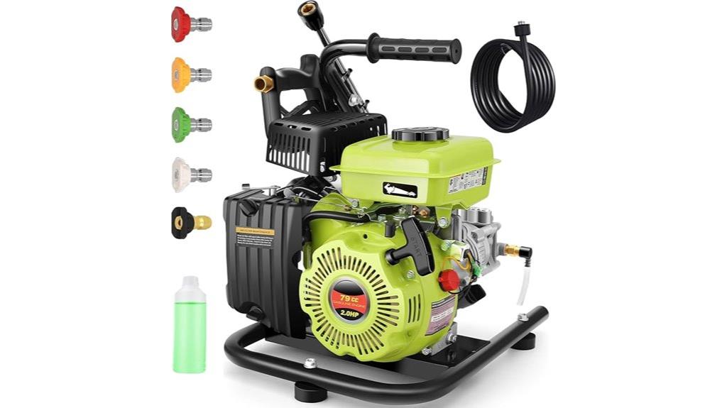 high pressure gas washer