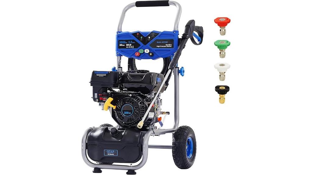 high pressure power washer