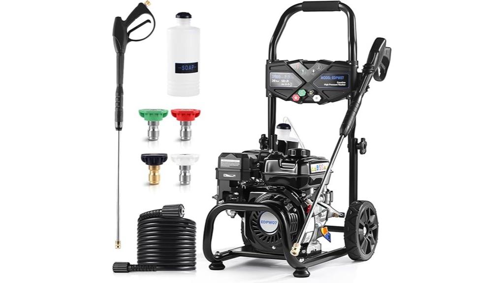 high pressure washer details