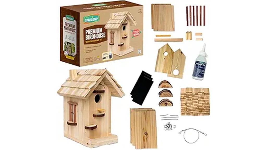 high quality wooden bird house