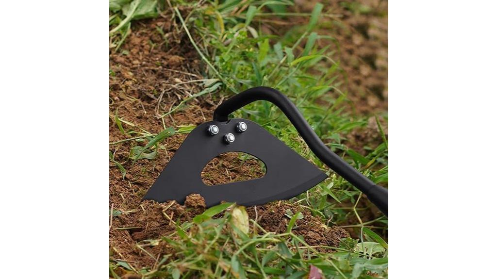 hollow hoe with handle