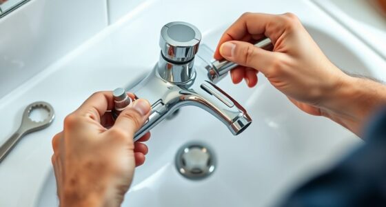 install new bathroom faucet