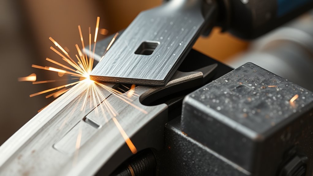 keep blades sharp safely