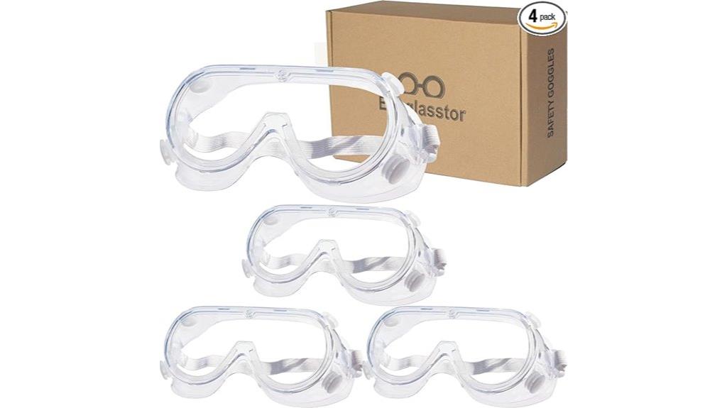 lab safety goggles pack