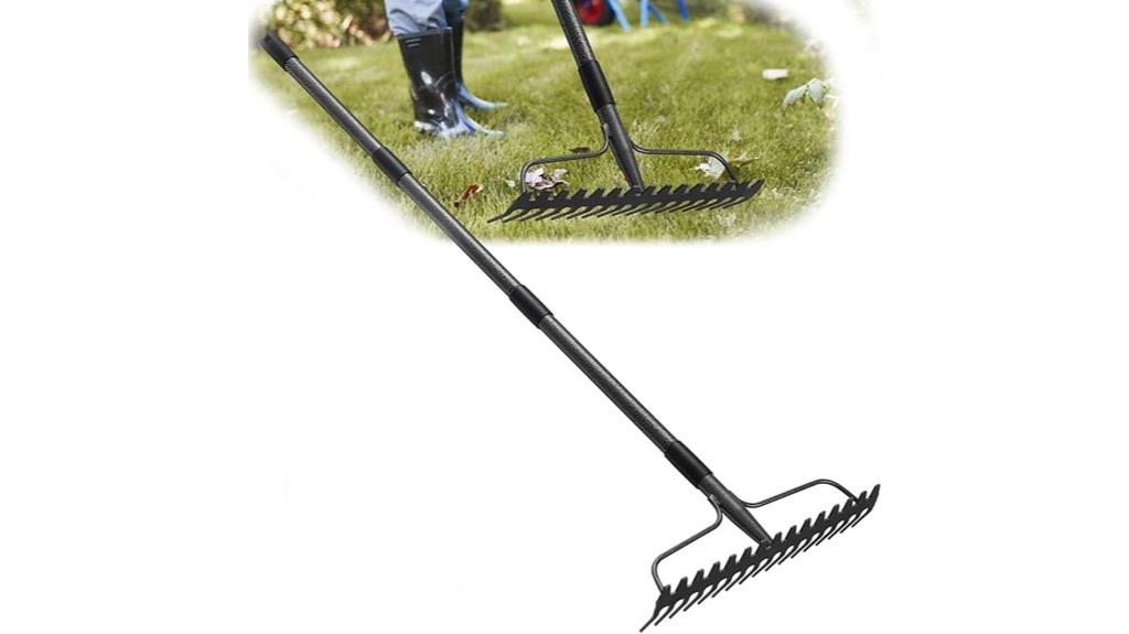 large 63 inch bow rake