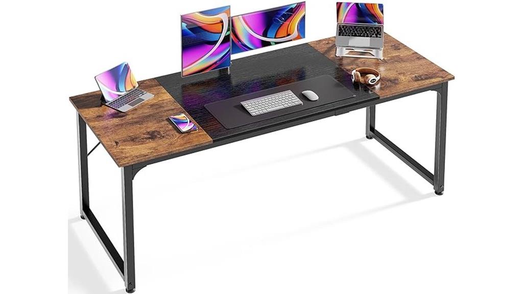 large 63 inch work desk