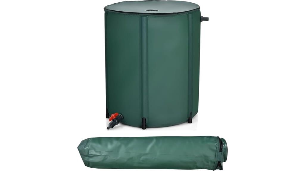 large collapsible rain barrel