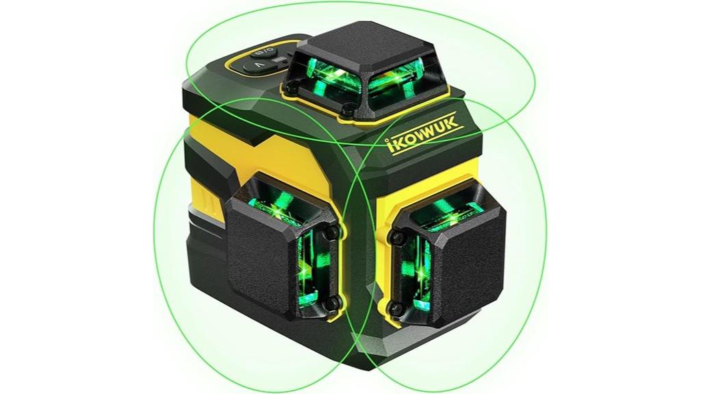 laser level with rechargeable battery