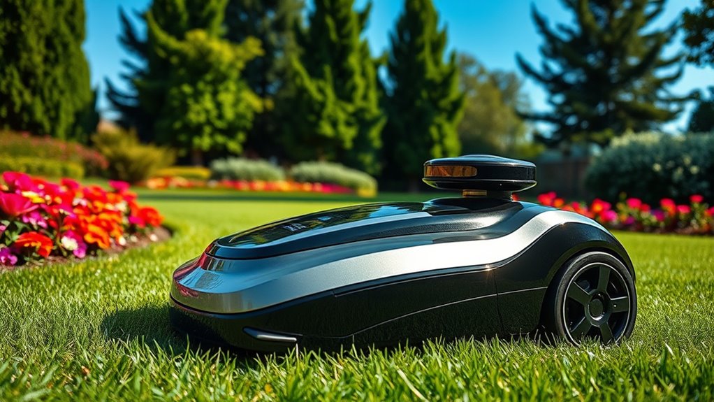 lawn size navigation power