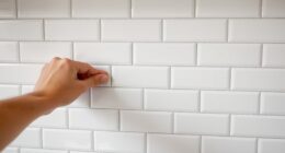 lay tile backsplash carefully