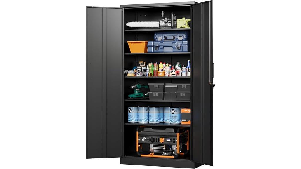 locking metal garage cabinets