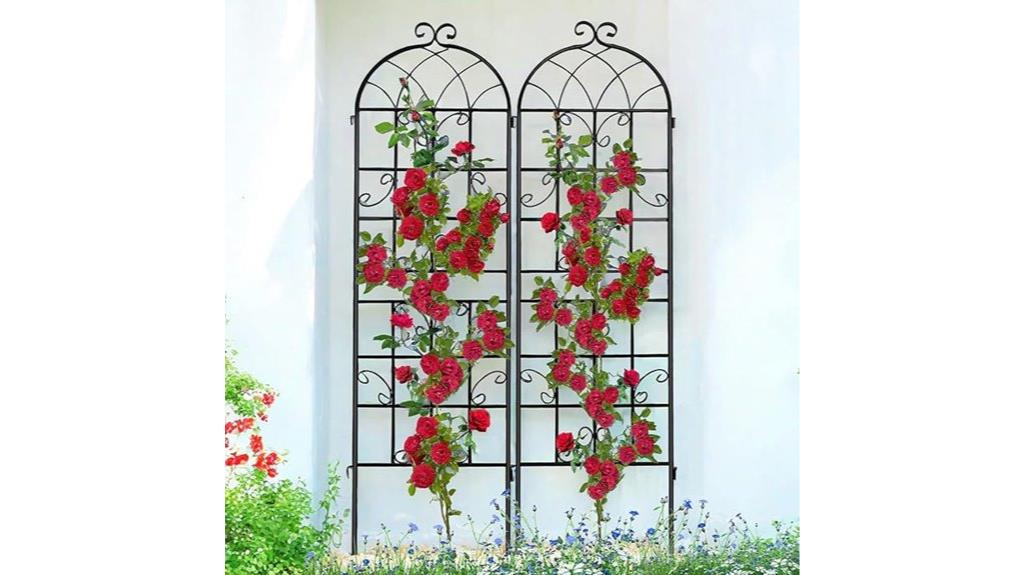 lorenzo metal garden trellis