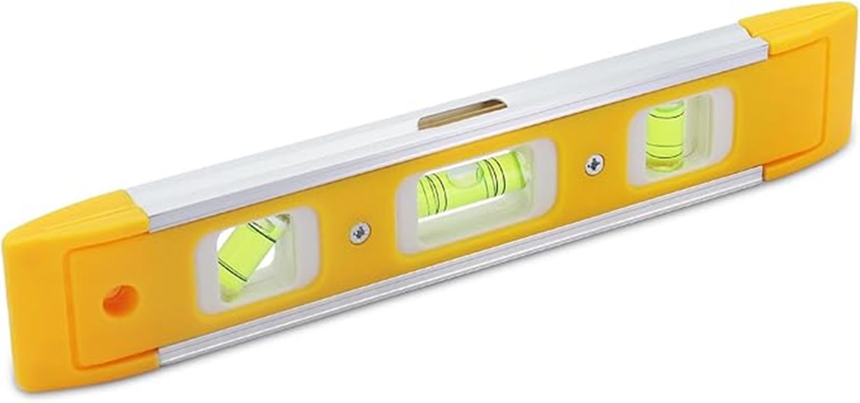 magnetic 9 inch spirit level