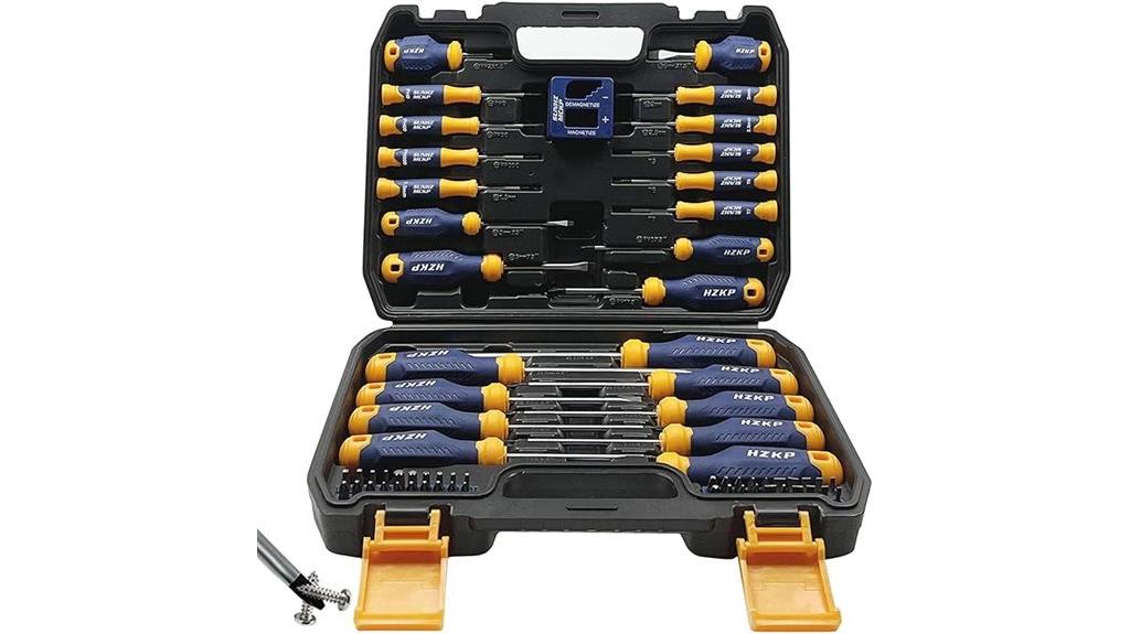 magnetic steel screwdriver set