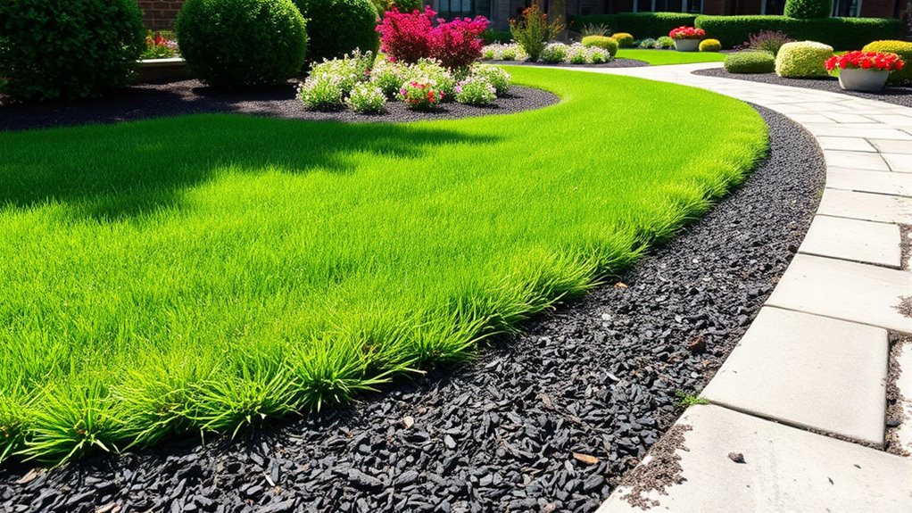 maintain clean sharp lawn borders