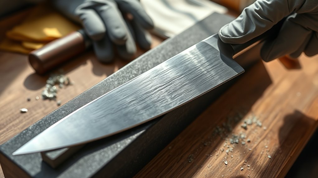 maintain sharp safe knives