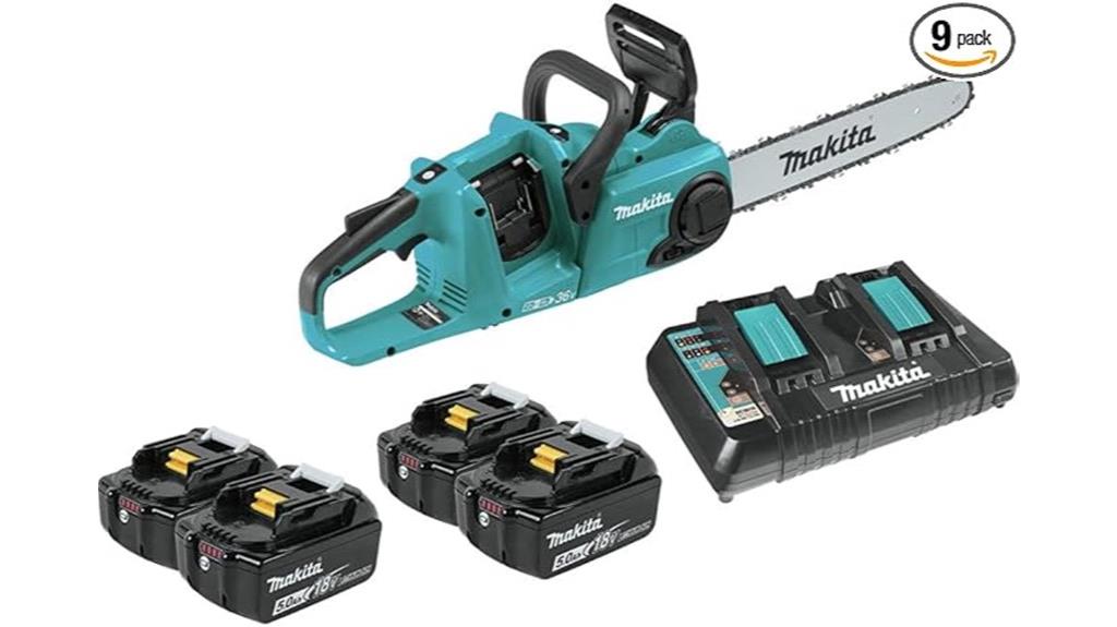 makita 36v cordless chain saw