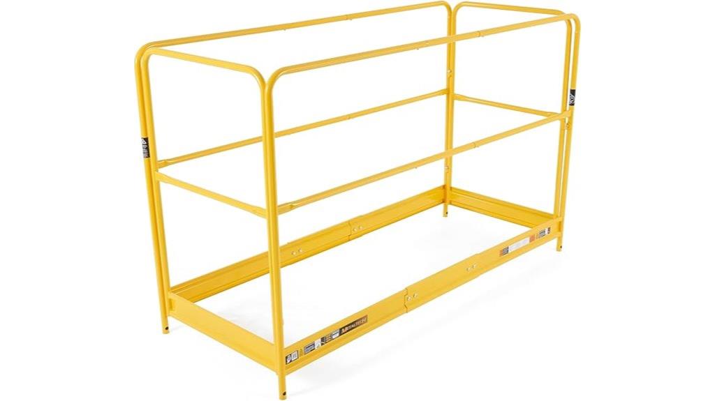 metallic guardrail stiffener bracket