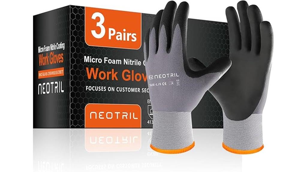 microfoam nitrile glove sets