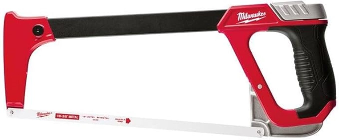 milwaukee 12 inch high tension hacksaw