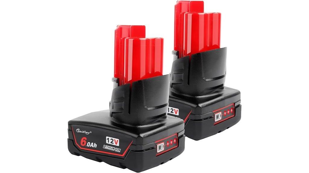 milwaukee 12v batteries pack