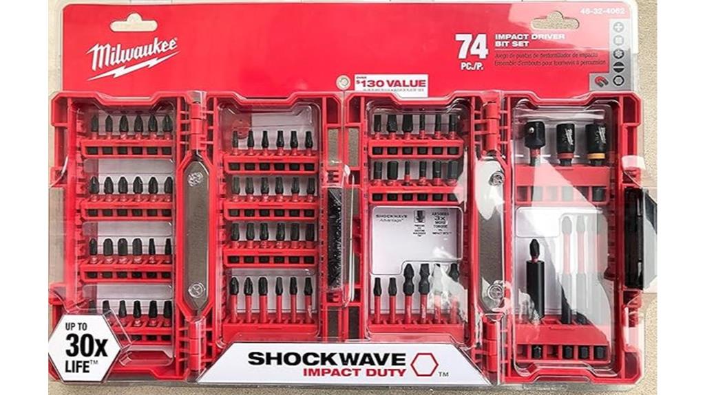 milwaukee 74 piece impact driver