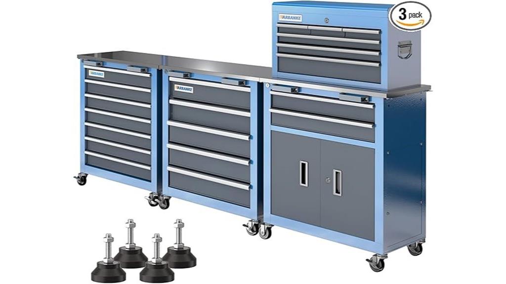 mobile multi drawer storage chest