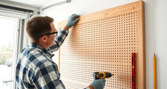 mounting pegboard safely