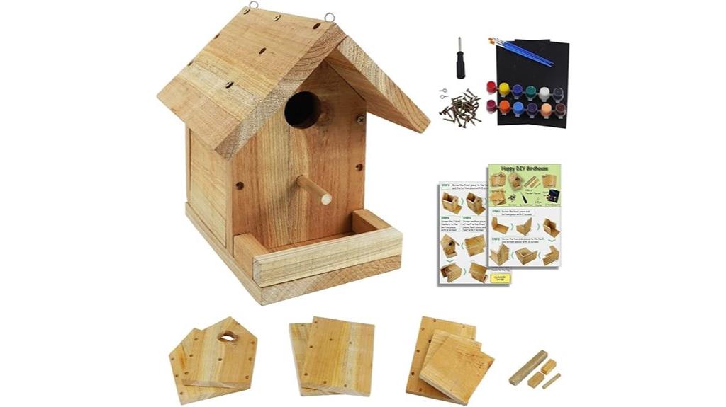 paintable birdhouse kit