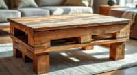 pallets turned coffee table
