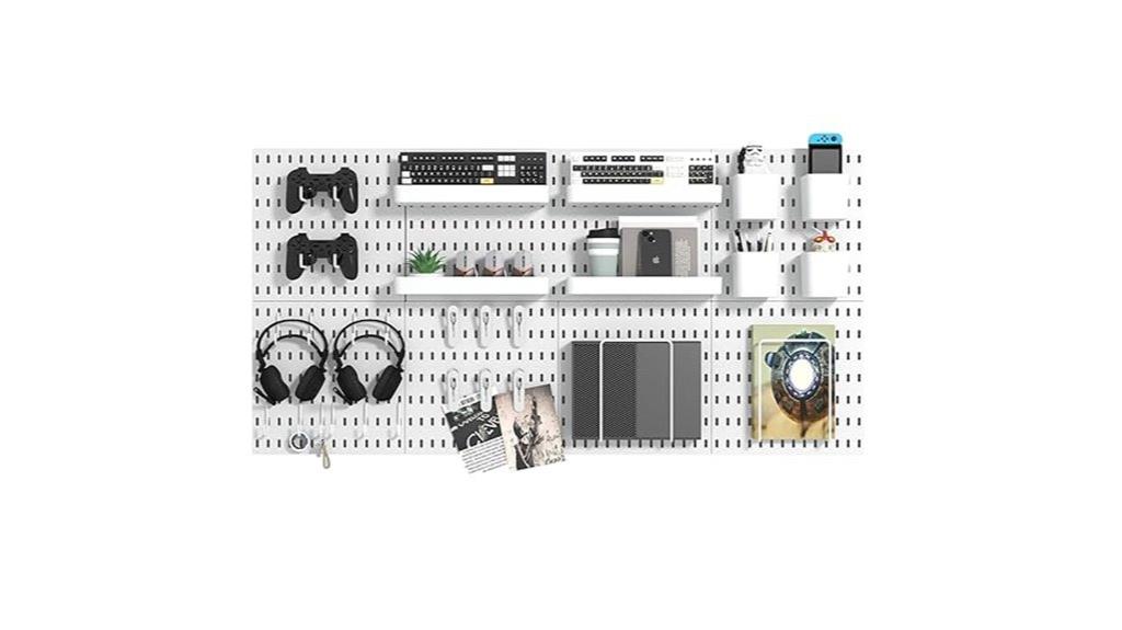 pegboard wall organizer kit