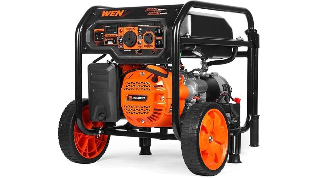 portable 5600 watt electric generator