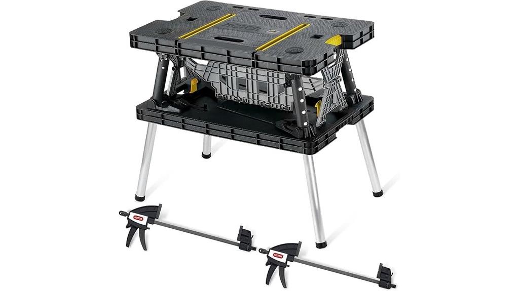portable adjustable workbench