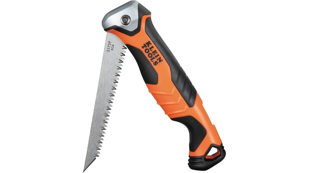 portable lockback folding saw