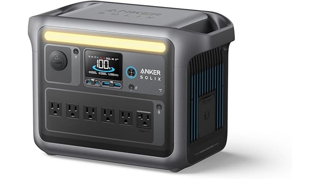 portable power station with solar