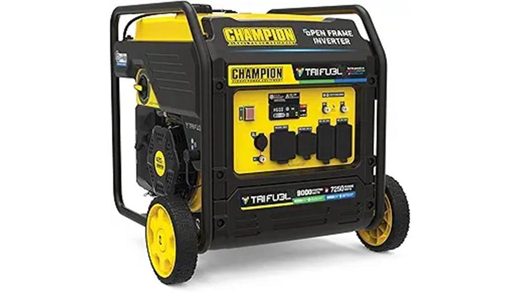 portable tri fuel generator